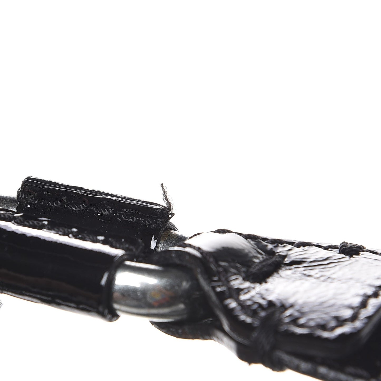 Crinkled Patent Betty Hobo Black