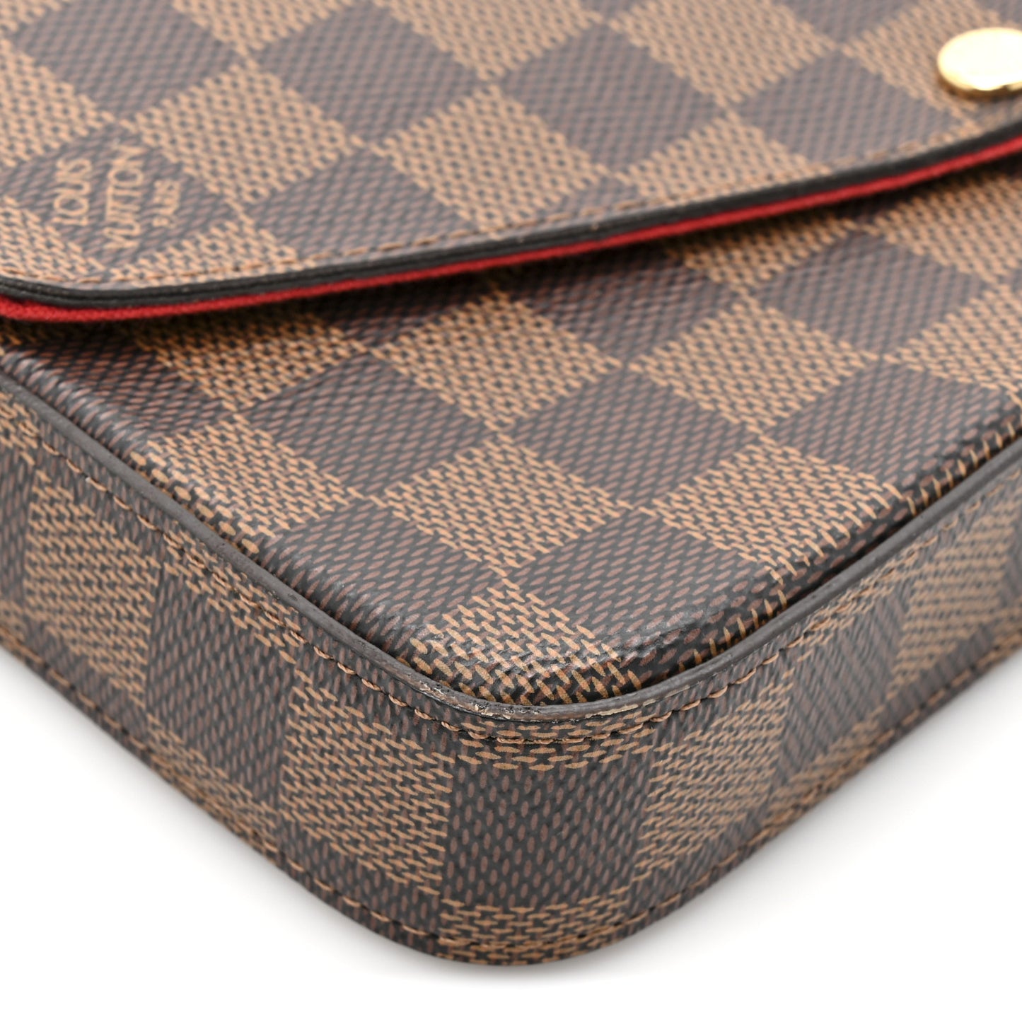 Damier Ebene Pochette Felicie Chain Wallet