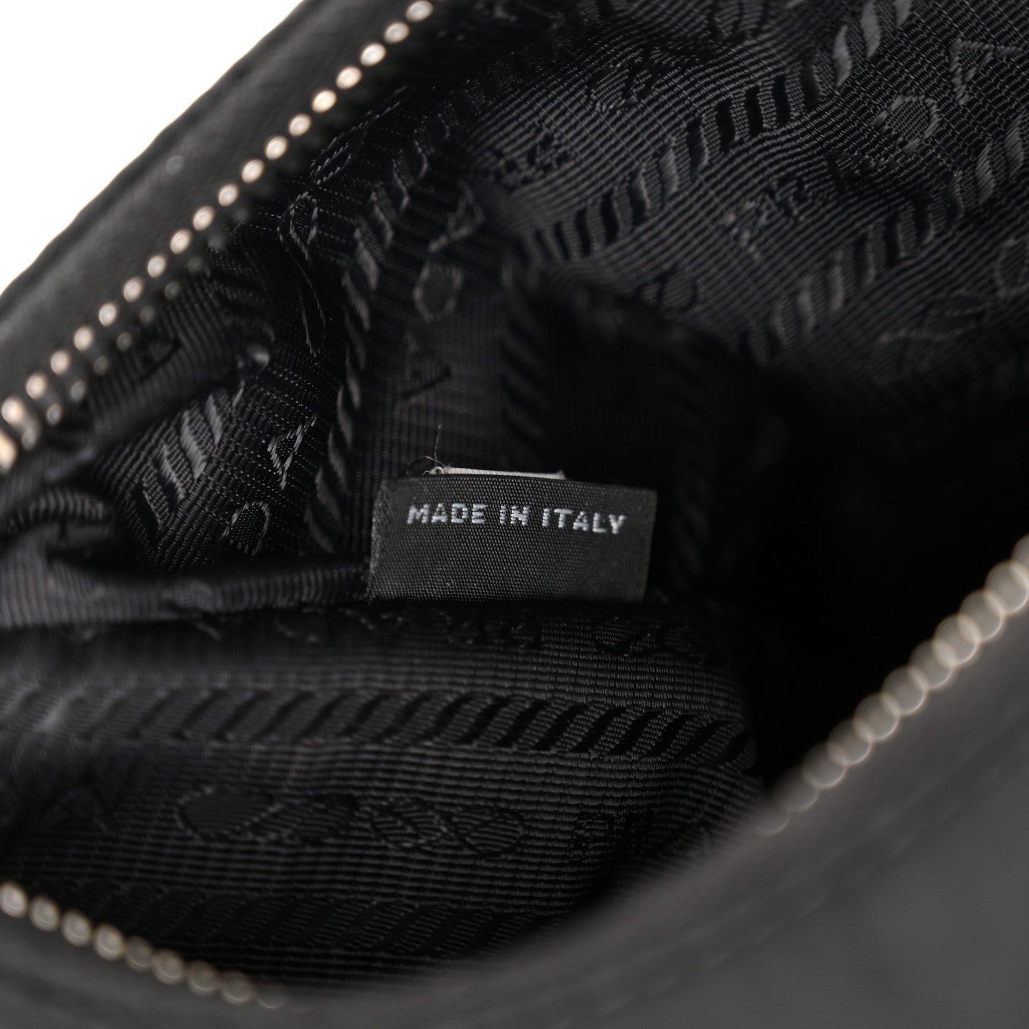 Prada Nylon Re-Edition 2005 Shoulder Bag Black 7 of 13