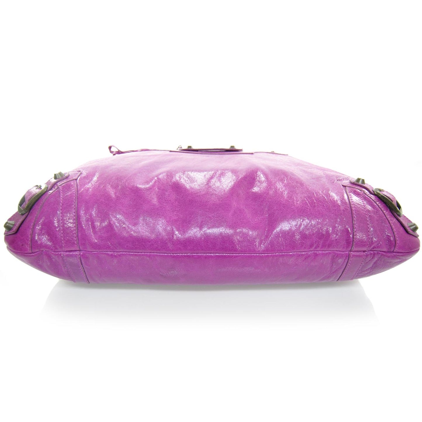 Chevre Classic Hardware Purse Magenta