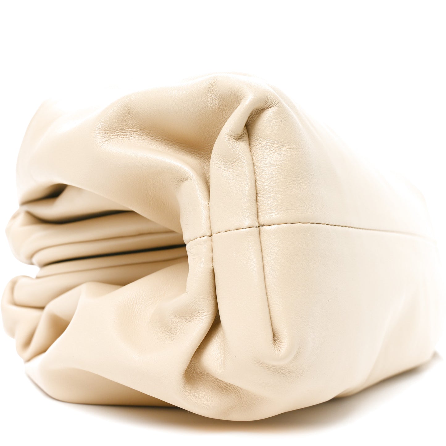 Smooth Butter Calf The Pouch Oversized Clutch Porridge