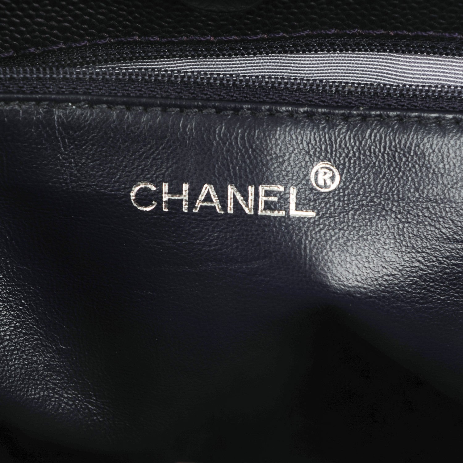Chanel Caviar Quilted Flap Shoulder Bag Purple 7 of 9