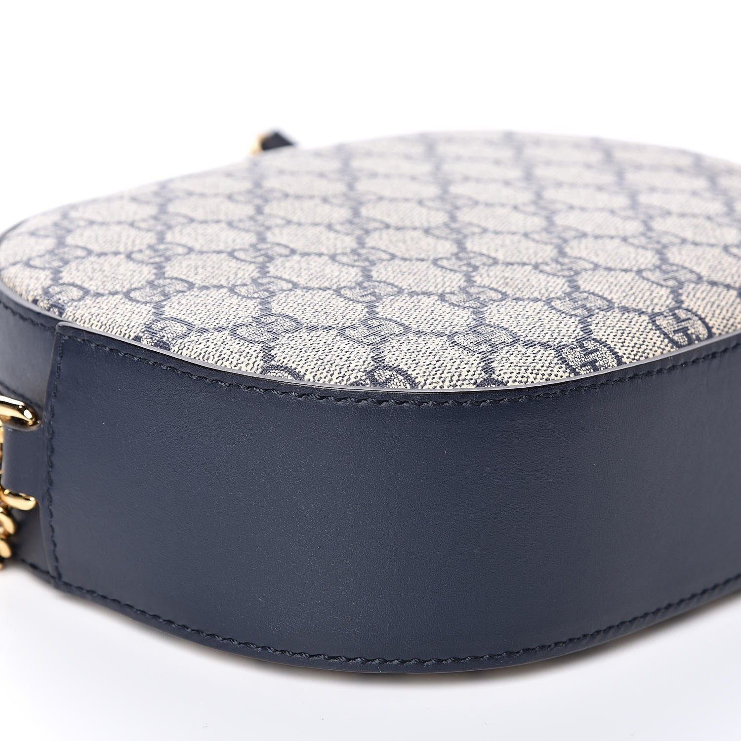 Gucci GG Supreme Monogram Mini Chain Shoulder Bag Beige Blue 8 of 12