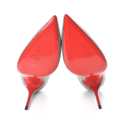 Christian Louboutin Mini Glitter So Kate 120 Pumps 39 Vosges 7 of 8