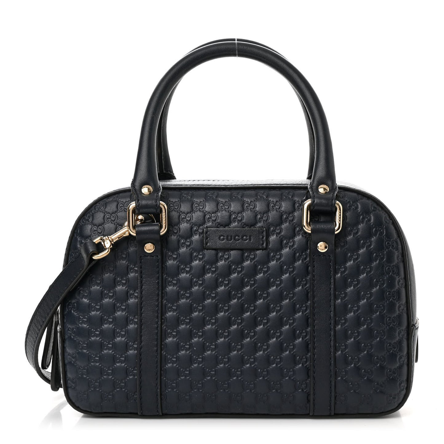 Soft Microguccissima Small Crossbody Bag Blue