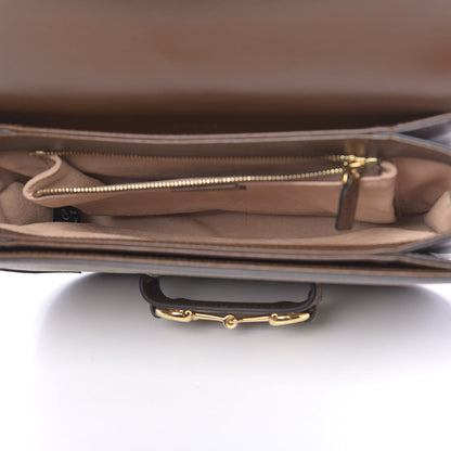 Gucci GG Supreme Monogram Horsebit 1955 Shoulder Bag Beige Brown Sugar 5 of 10