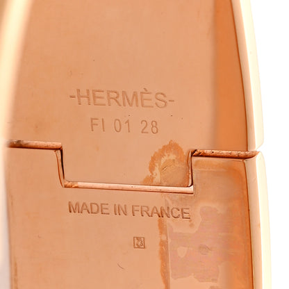 Hermes Enamel Wide Clic Clac H Bracelet GM Bleu Lavande Bleu Lupin 4 of 5