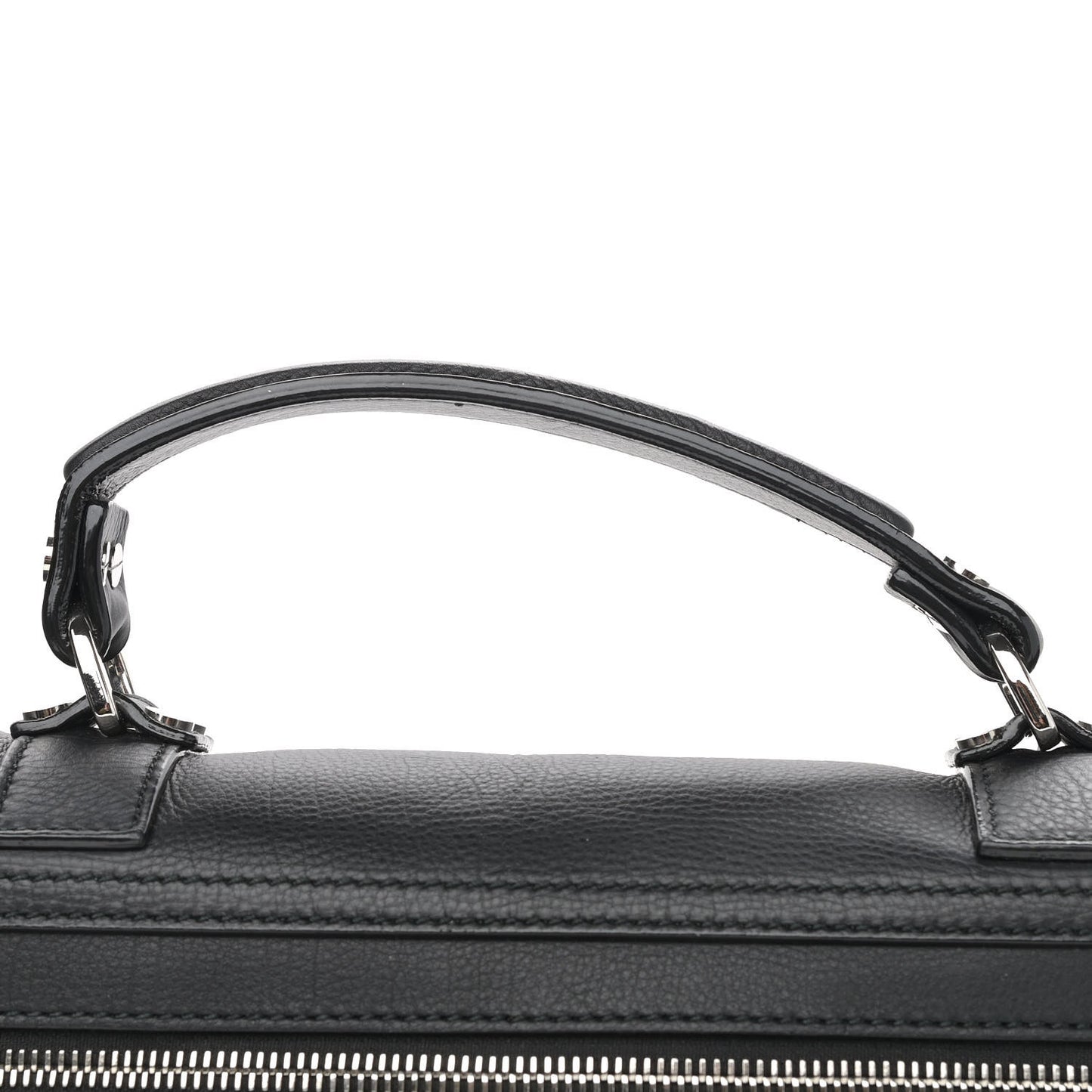 Soft Grainy Calfskin Medium PS1 Satchel Black