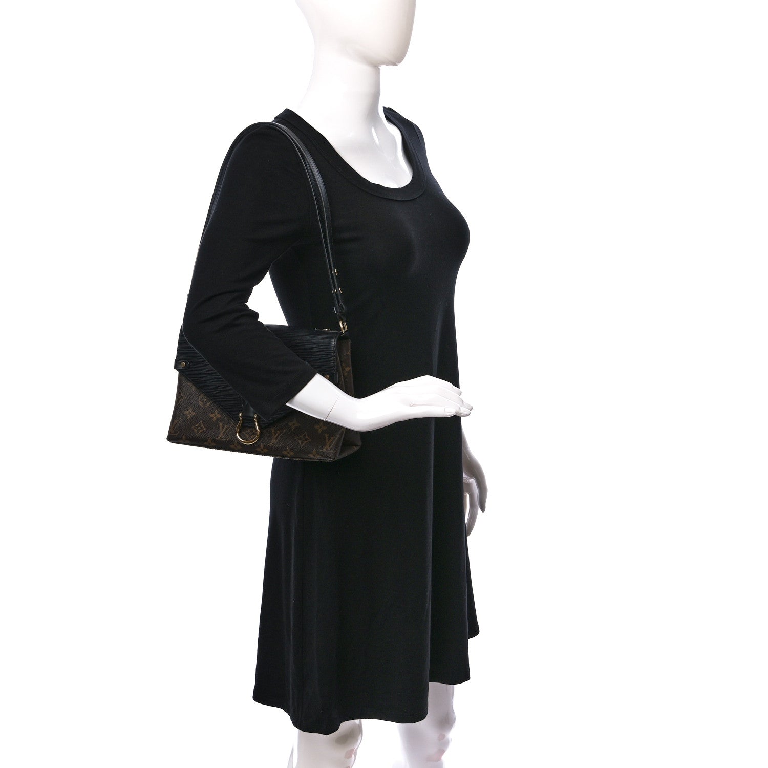 Louis Vuitton Epi Monogram Saint Michel Black 2 of 8