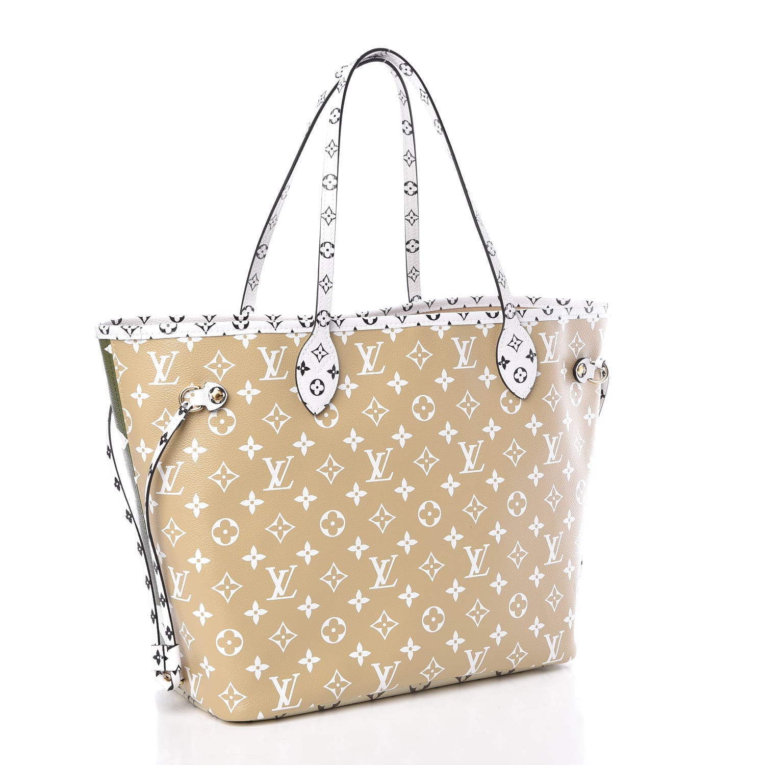 Louis Vuitton Monogram Giant Neverfull MM Kaki 4 of 10