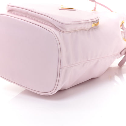 Prada Re-Nylon Saffiano Duet Bucket Crossbody Bag Alabastro 13 of 13