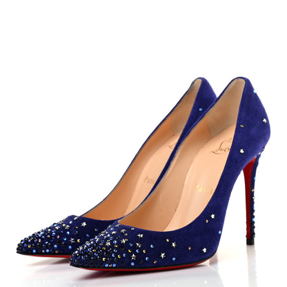 Christian Louboutin Veau Velours Gravitanita 100 Pumps 36.5 Version Encre 3 of 7