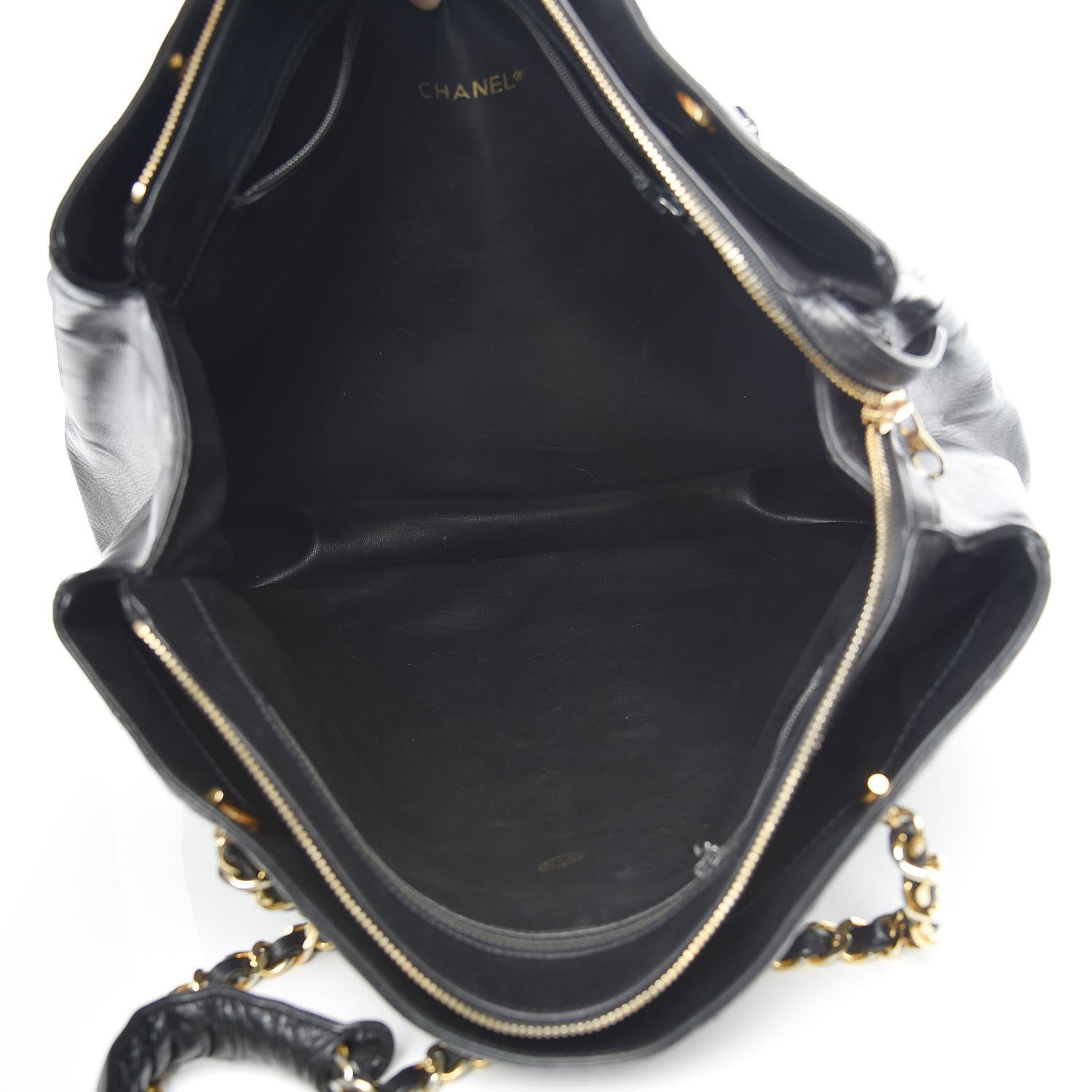 Chanel Lambskin Quilted Shoulder Bag Black 6 of 16