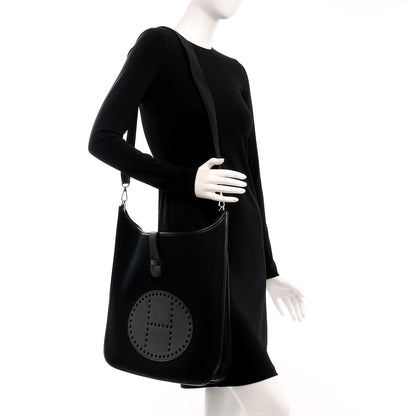 Hermes Toile Swift Evelyne TGM II Black 2 of 7