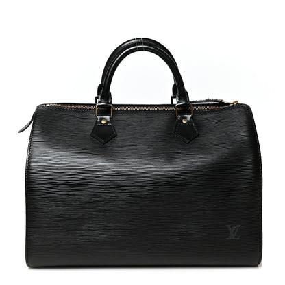 Louis Vuitton Epi Speedy 30 Black 1 of 12