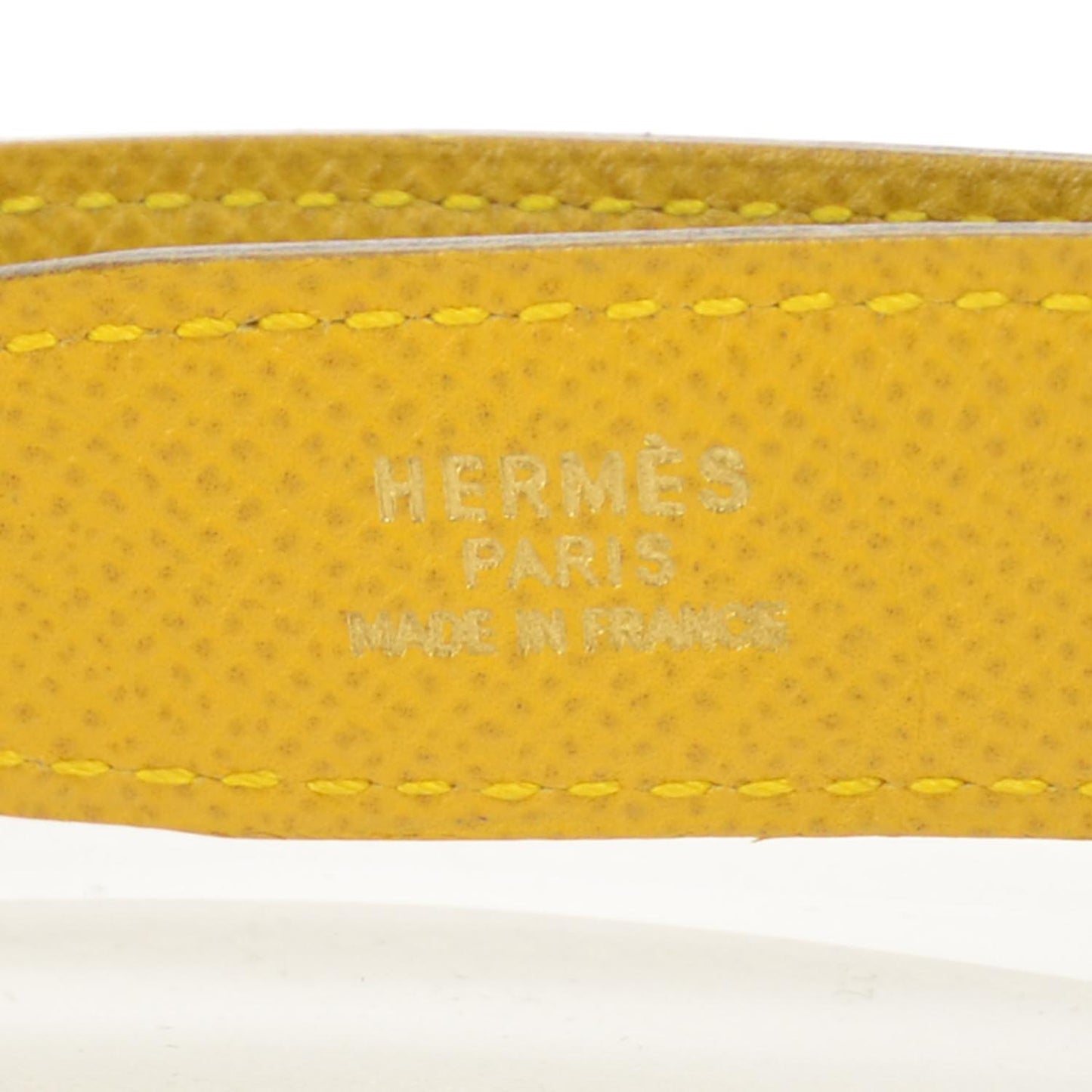Courchevel Reversible H Belt 70 Black and Jaune