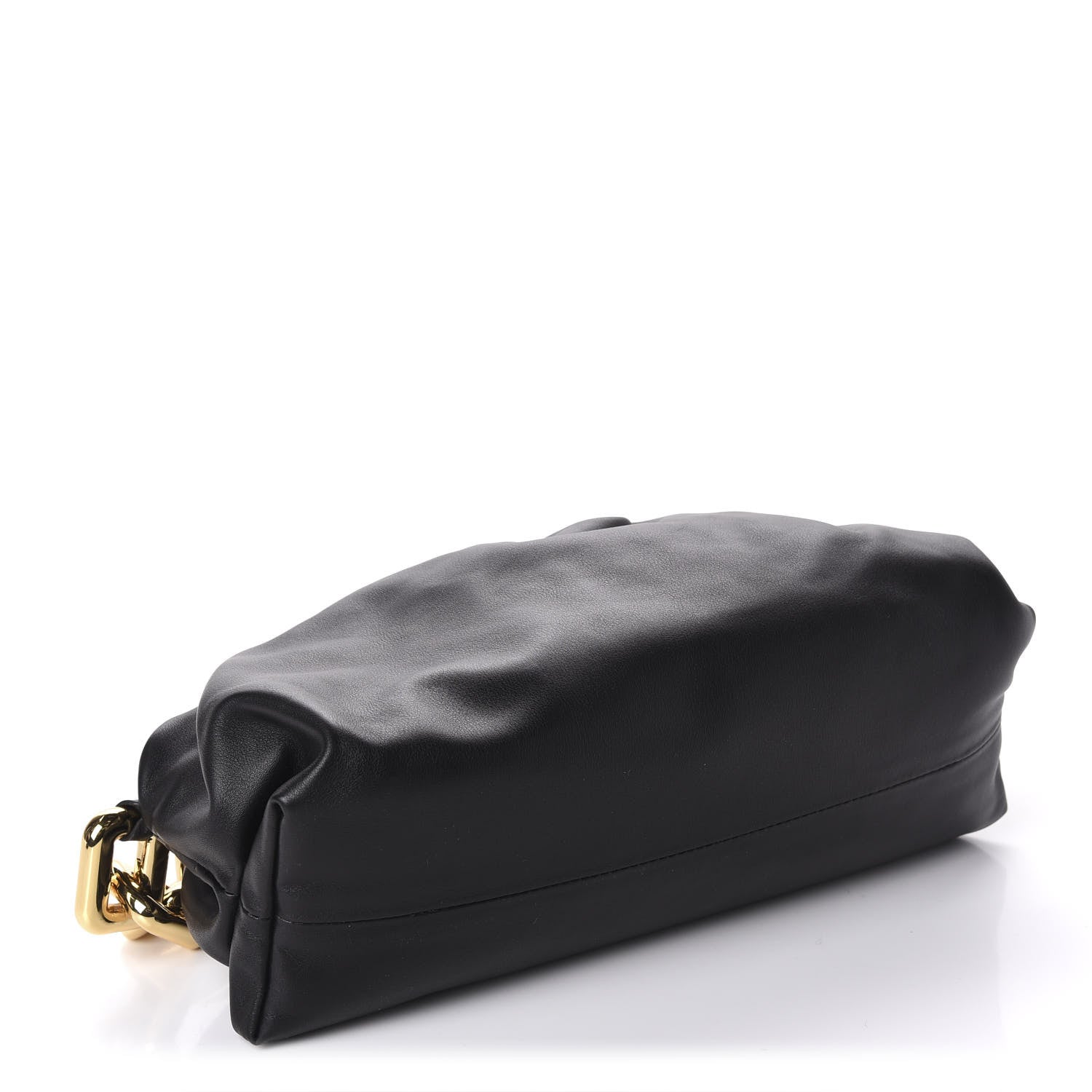 Bottega Veneta Calfskin The Pouch Chain Black 4 of 10