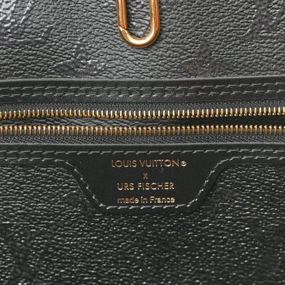 Louis Vuitton X UF Tufted Monogram Neverfull MM Black Red 6 of 10