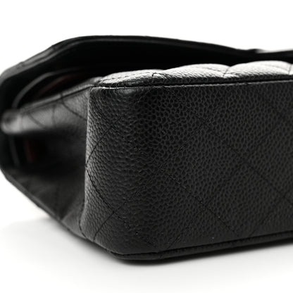 Chanel Caviar Quilted Medium Double Flap Black 8 of 12