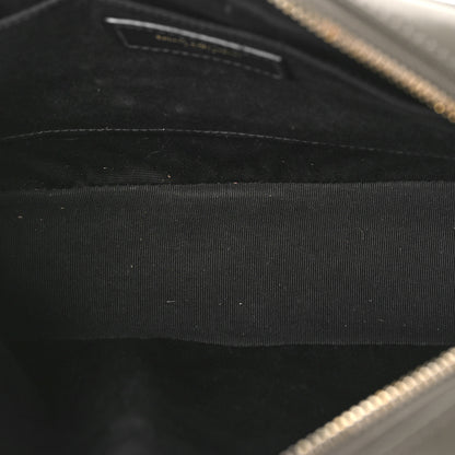 Saint Laurent Calfskin Matelasse Monogram Lou Camera Bag Military Olive 5 of 8