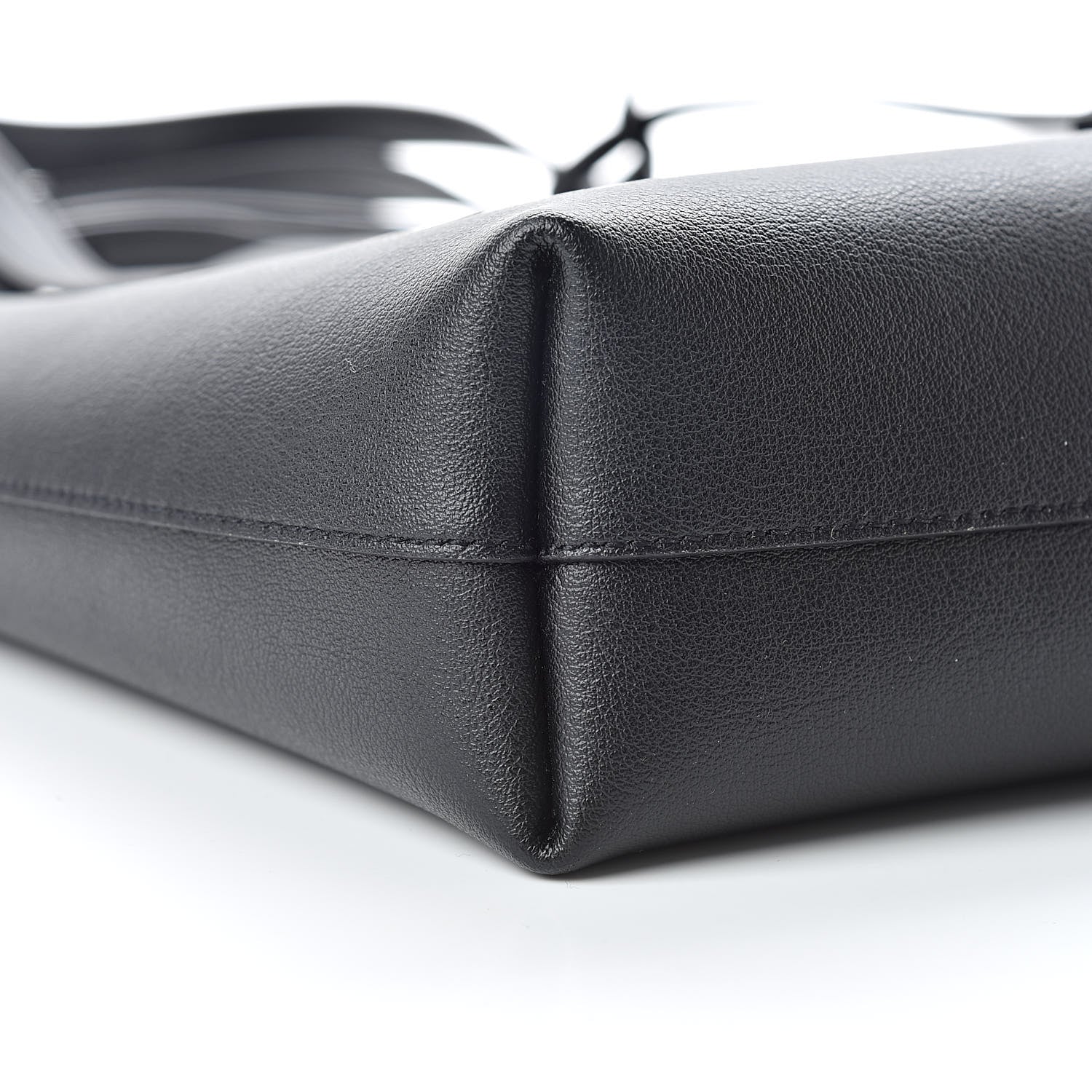 Saint Laurent Calfskin Toy Shopping Tote Black 9 of 10