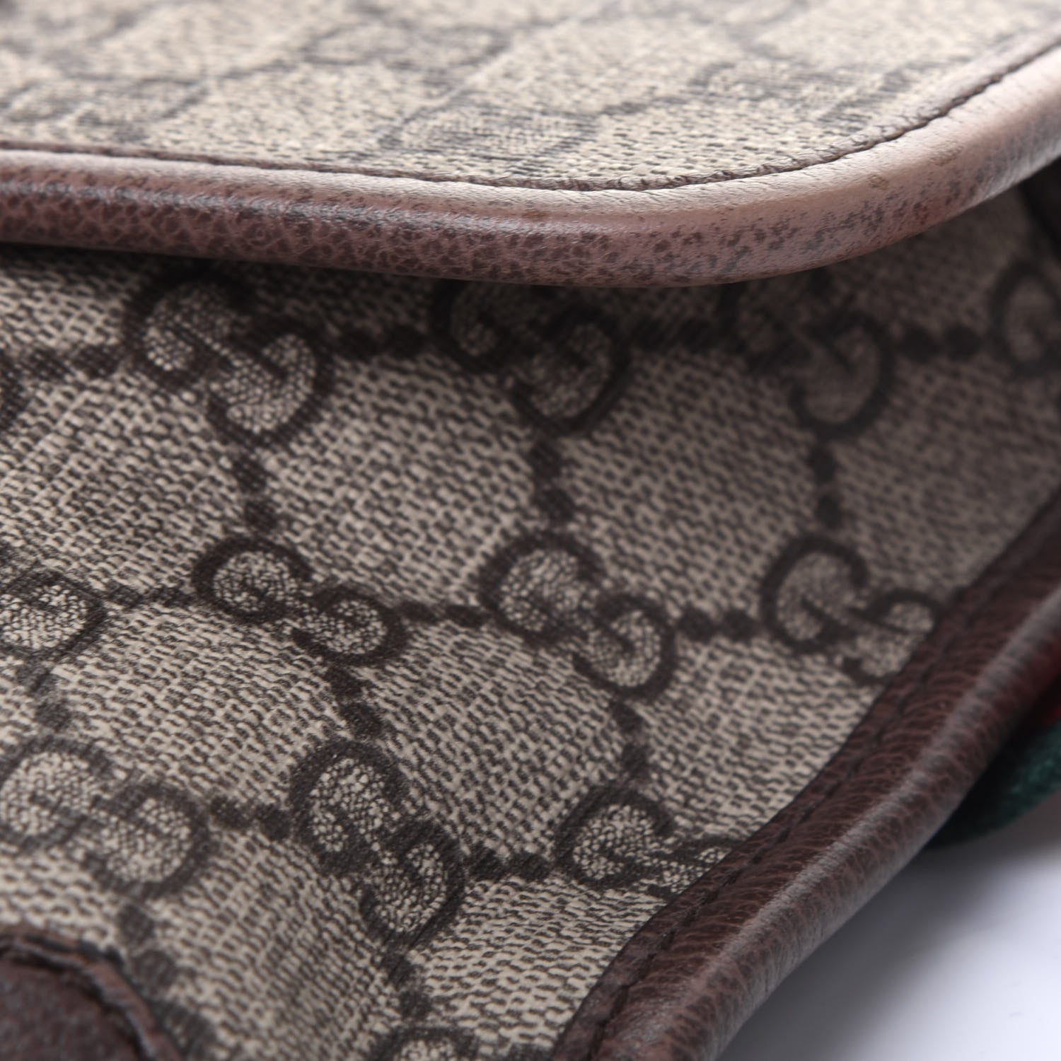Gucci GG Supreme Monogram Neo Vintage Web Belt Bag Brown 14 of 22