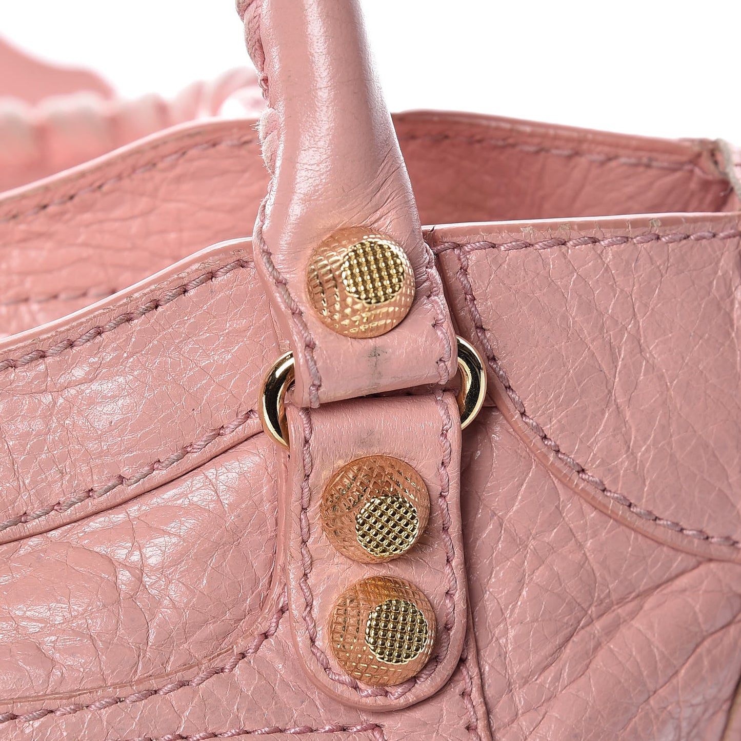 Agneau Giant 12 Gold Hardware Mini City Rose Peche