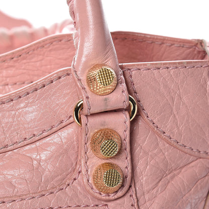 Balenciaga Agneau Giant 12 Gold Hardware Mini City Rose Peche 23 of 27