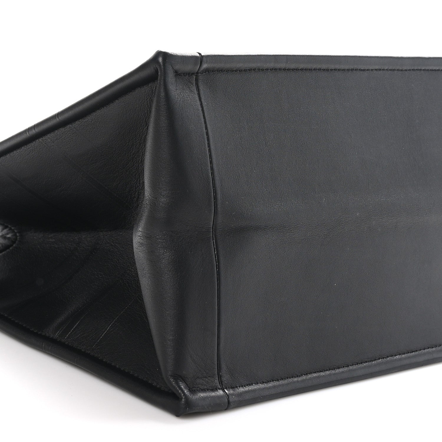 Christian Dior Calfskin Embossed Medium Book Tote Black 9 of 10