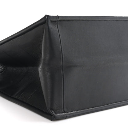 Christian Dior Calfskin Embossed Medium Book Tote Black 9 of 10