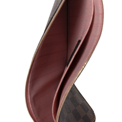 Louis Vuitton Damier Ebene Neverfull MM GM Pochette Rose Ballerine 5 of 7