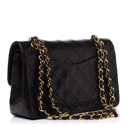 Chanel Lambskin Quilted Small Double Flap Black 2 of 15