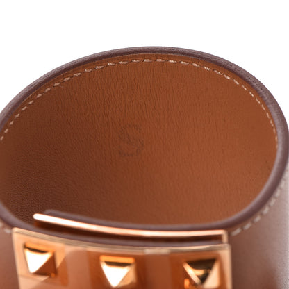 Hermes Barenia Kelly Extreme Dog Bracelet S Fauve 4 of 7