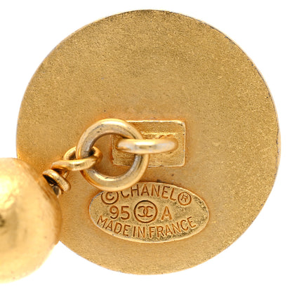 Chanel CC Cufflinks Gold 3 of 4