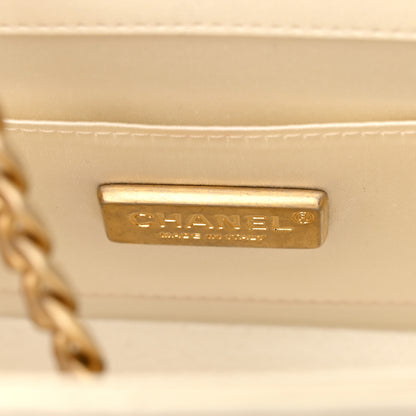 Chanel Lambskin Quilted Evening By The Sea Clutch White 6 of 12