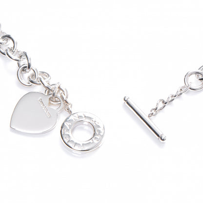 Tiffany Sterling Silver Heart Tag Toggle Necklace 4 of 5