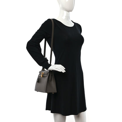 Hermes Epsom Kelly Sellier 25 Etain 2 of 10