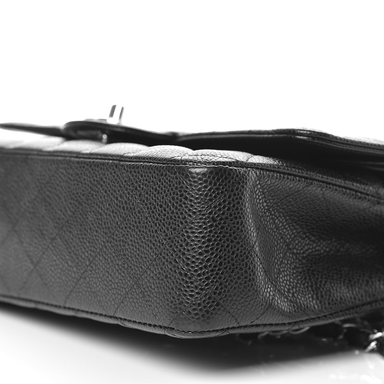 Chanel Caviar Quilted Medium Double Flap Black 9 of 10