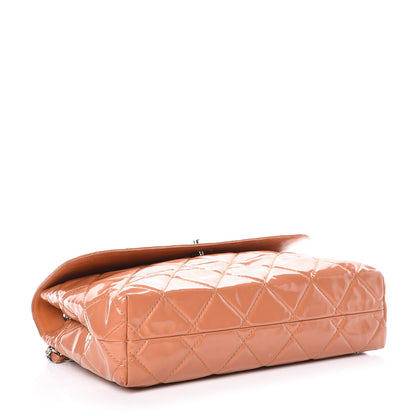 Chanel Vinyl Quilted In the Business Flap Bag Orange 4 of 13