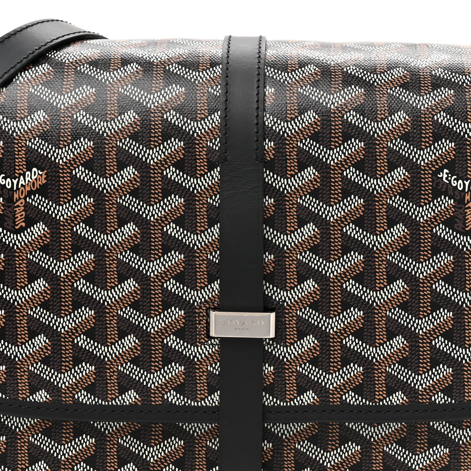 Goyard Goyardine Belvedere II MM Messenger Bag Black 7 of 10