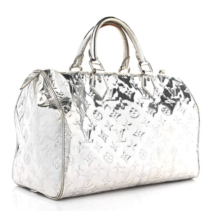 Louis Vuitton Monogram Miroir Speedy 30 Silver 3 of 22