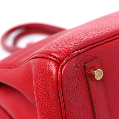 Hermes Togo Birkin 30 Rouge Vif 11 of 14