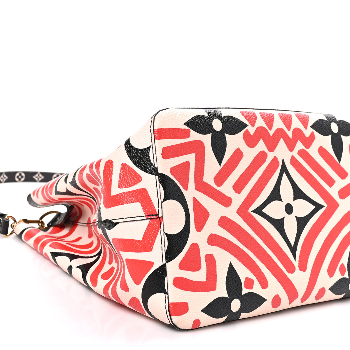 Monogram Giant Crafty NeoNoe MM Creme Rouge Black