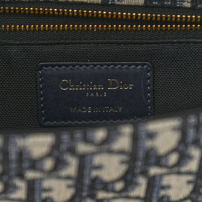 Christian Dior Oblique 30 Montaigne Flap Bag Blue 6 of 11