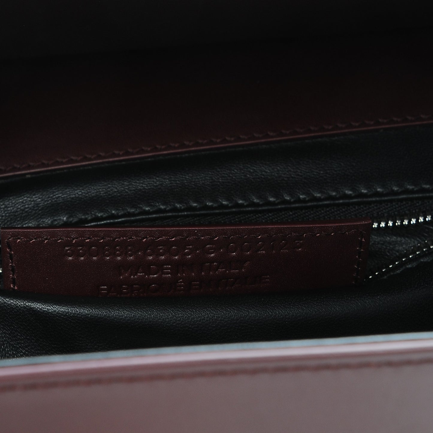 Smooth Calfskin Le Dix M Cartable Shoulder Bag Aubergine