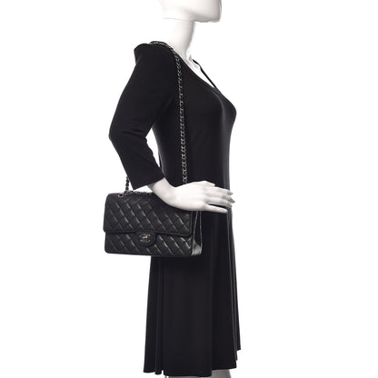 Chanel Caviar Quilted Medium Double Flap Black 2 of 11