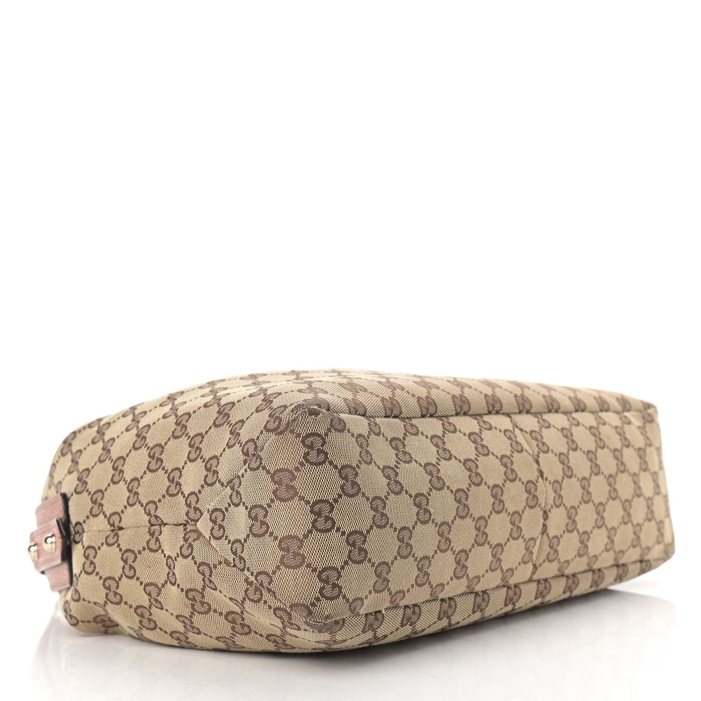 Monogram Medium Horsebit Chain Hobo Light Brown