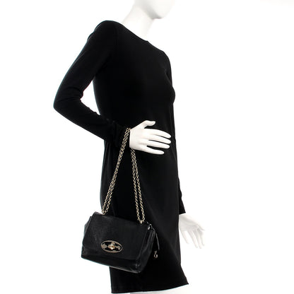 Mulberry Soft Spongy Calfskin Small Lily Flap Black 2 of 7