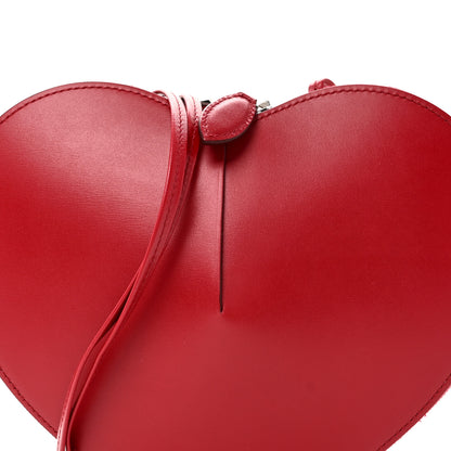 Alaia Lux Calfskin Le Coeur Bag Lacquer Red 7 of 9