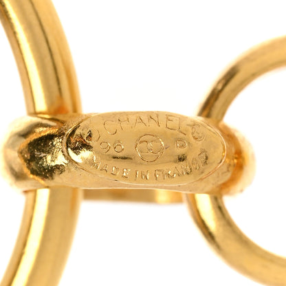 Chanel Metal CC Key Chain Gold 3 of 3